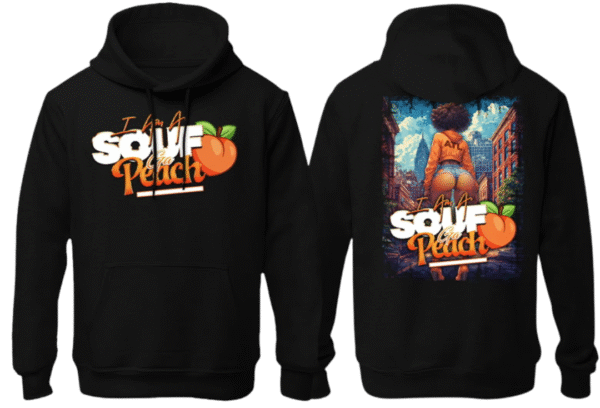 I Am A Souf GA Peach Hoodie